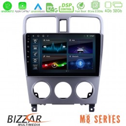 Bizzar m8 Series Subaru Forester 2003-2007 8core Android12 4+32gb Navigation Multimedia Tablet 9&quot; u-m8-Su0470