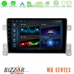 Bizzar m8 Series Suzuki Grand Vitara 8core Android12 4+32gb Navigation Multimedia Tablet 9&quot; u-m8-Sz0630