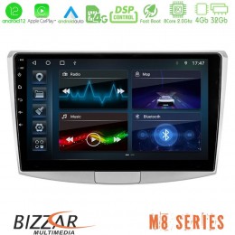 Bizzar m8 Series vw Passat 8core Android12 4+32gb Navigation Multimedia Tablet 10&quot; u-m8-Vw0002