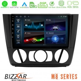 Bizzar m8 Series bmw 1series E81/e82/e87/e88 (Manual A/c) 8core Android12 4+32gb Navigation Multimedia Tablet 9&quot; u-m8-Bm1011