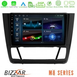 Bizzar m8 Series bmw 1series E81/e82/e87/e88 (Auto A/c) 8core Android12 4+32gb Navigation Multimedia Tablet 9&quot; u-m8-Bm1012