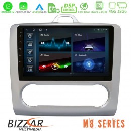 Bizzar m8 Series Ford Focus Auto ac 8core Android12 4+32gb Navigation Multimedia 9&quot; u-m8-Fd0041a