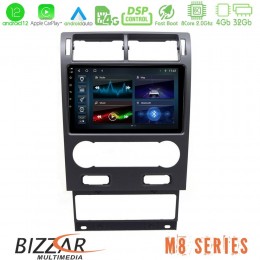 Bizzar m8 Series Ford Mondeo 2004-2007 8core Android12 4+32gb Navigation Multimedia Tablet 9&quot; u-m8-Fd1064