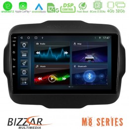 Bizzar m8 Series Jeep Renegade 2015-2019 8core Android12 4+32gb Navigation Multimedia Tablet 9&quot; u-m8-Jp134