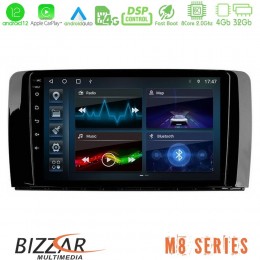 Bizzar m8 Series Mercedes r Class 8core Android12 4+32gb Navigation Multimedia Tablet 9&quot; u-m8-Mb0781