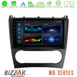 Bizzar m8 Series Mercedes W203 Facelift 8core Android12 4+32gb Navigation Multimedia Tablet 9&quot; u-m8-Mb0926