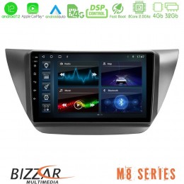 Bizzar m8 Series Mitsubishi Lancer 2004 – 2008 8core Android12 4+32gb Navigation Multimedia Tablet 9&quot; u-m8-Mt608