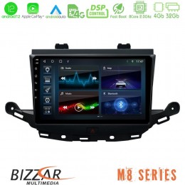 Bizzar m8 Series Opel Astra k 2015-2019 8core Android12 4+32gb Navigation Multimedia Tablet 9&quot; u-m8-Op0113