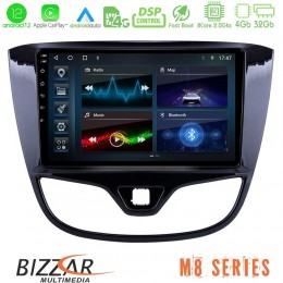 Bizzar m8 Series Opel Karl 2015-2019 8core Android12 4+32gb Navigation Multimedia Tablet 9&quot; u-m8-Op1060