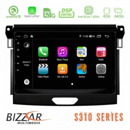 Bizzar S310 Ford Ranger 2017 - 2020 car pad 9&quot; Android 10 Multimedia Station u-bz-G5574