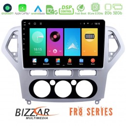 Bizzar Ford Mondeo 2007-2010 Manual a/c 8core Android 11 2+32gb Navigation Multimedia Tablet 10&quot; u-fr8-Fd0919