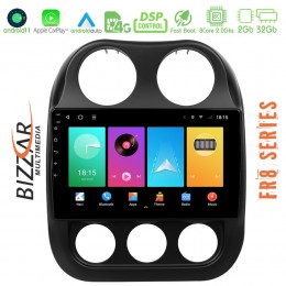 Bizzar Jeep Compass 2012-2016 8core Android 11 2+32gb Navigation Multimedia Tablet 9&quot; u-fr8-Jp0076