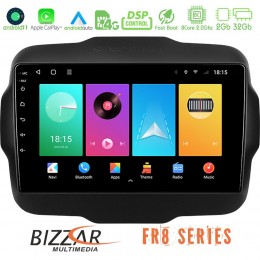 Bizzar Jeep Renegade 2015-2019 8core Android11 2+32gb Navigation Multimedia Tablet 9&quot; u-fr8-Jp134