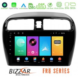 Bizzar Mitsubishi Space Star 2013-2016 8core Android 11 2+32gb Navigation Multimedia Tablet 9&quot; u-fr8-Mt0602