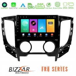 Bizzar Mitsubishi L200 2016-&Gt; &Amp; Fiat Fullback (Manual A/c) 8core Android 11 2+32gb Navigation Multimedia Tablet 9&quot; u-fr8-Mt0620