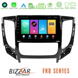 Bizzar Mitsubishi L200 2016-&Gt; &Amp; Fiat Fullback (Auto A/c) 8core Android 11 2+32gb Navigation Multimedia Tablet 9&quot; u-fr8-Mt0719