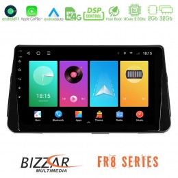 Bizzar Nissan Micra k14 8core Android11 2+32gb Navigation Multimedia Tablet 10&quot; u-fr8-Ns0261