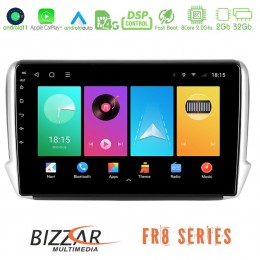 Bizzar Peugeot 208/2008 8core Android11 2+32gb Navigation Multimedia Tablet 10&quot; u-fr8-Pg0164