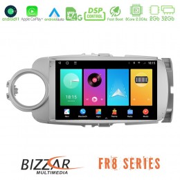 Bizzar Toyota Yaris 8core Android11 2+32gb Navigation Multimedia Tablet 9&quot; u-fr8-Ty1777