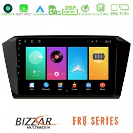 Bizzar vw Passat 8core Android11 2+32gb Navigation Multimedia Tablet 10&quot; u-fr8-Vw0055