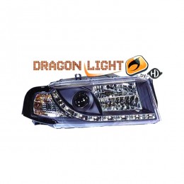AL-7830385/DD . SKODA OCTAVIA 4 97-04 DRAGONLIGHT+LED BLACK