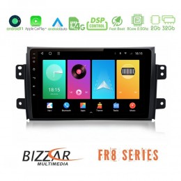 Bizzar Suzuki sx4 2006-2014 Fiat Sedici 2006-2014 8core Android11 2+32gb Navigation Multimedia Tablet 9&quot; u-fr8-Sz0649