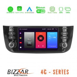 Bizzar Fiat Punto evo 2009-2011 4core Android12 2+16gb Navigation Multimedia Deckless 6.2&quot; u-Lvcp-Ft024