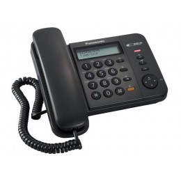 Σταθερό Ψηφιακό Τηλέφωνο Panasonic KX-TS560EX2B Μαύρο