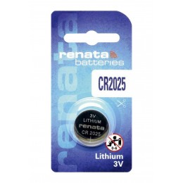 Buttoncell Lithium Electronics Renata CR2025 Τεμ. 1