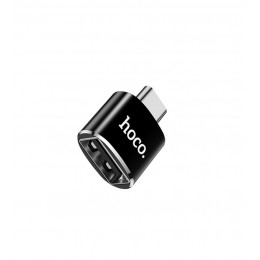 Αντάπτορας Hoco UA5 USB-C σε USB Μαύρο OTG 2.4A