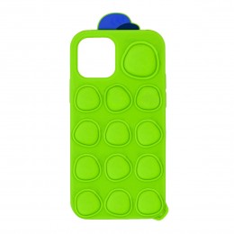 Θήκη Ancus TPU Pop It με Strap για Apple iPhone 13 Πράσινο με Σχέδιο και Κορδόνι