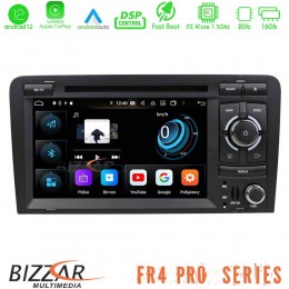 Bizzar fr4 pro Series Audi a3 Android 12 4core (2+16gb) Multimedia Station u-fr4-Au63-pro