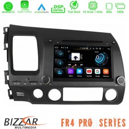 Bizzar fr4 pro Series Honda Civic Android 12 4core (2+16gb) Multimedia Station u-fr4-Hd30-pro