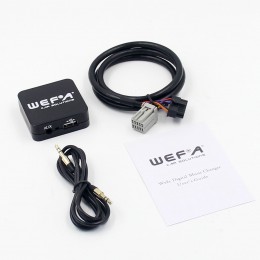 Wefatech  Interface Aux/Usb για εργοστασιακές πηγές Chrysler/Dodge/Jeep   WF.605.CHRYSLER