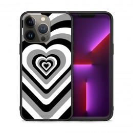 Black Hearts - iPhone 13 Pro Max θήκη +ΔΩΡΕΑΝ Ring Holder
