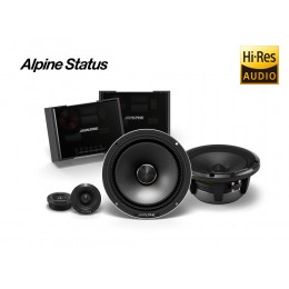 Alpine HDZ-65CS Status Hi-Res 6-1/2 (16.5cm) 2-Way Slim-fit Component Speaker Set