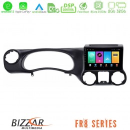 Bizzar fr8 Series Jeep Wrangler 2011-2014 8core Android12 2+32gb Navigation Multimedia Tablet 9&quot; u-fr8-Jp0787