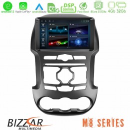 Bizzar m8 Series Ford Ranger 2012-2016 8core Android12 4+32gb Navigation Multimedia Tablet 9&quot; u-m8-Fd0902