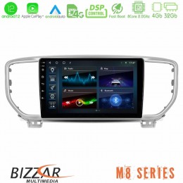 Bizzar m8 Series kia Sportage 2018-2021 8core Android12 4+32gb Navigation Multimedia Tablet 9&quot; u-m8-Ki0516