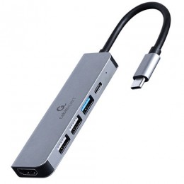 GEMBIRD USB TYPE-C 5IN1 MULTI-PORT ADAPTER (HUB+HDMI+PD)
