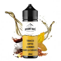 Mount Vape Flavorshot Tobacco Coffee Almonds Vanilla Caramel 40ml/120ml