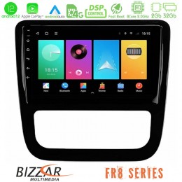 Bizzar fr8 Series fr8 Series vw Scirocco 2008-2014 8core Android12 2+32gb Navigation Multimedia Tablet 9 (Μαύρο Γυαλιστερό) u-fr8-Vw0057bl