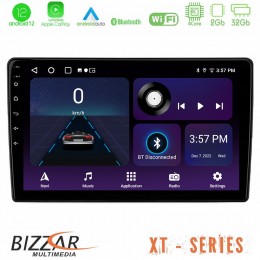 Bizzar xt Series Android12 2+32gb Navigation Multimedia Tablet 9 με Carplay & Android Auto u-bl-Xt855