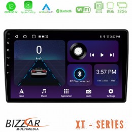 Bizzar xt Series Android12 2+32gb Navigation Multimedia Tablet 10 με Carplay & Android Auto u-bl-Xt856