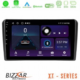 Bizzar xt Series Audi a3 8p 4core Android12 2+32gb Navigation Multimedia Tablet 9 u-xt-Au0826