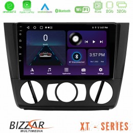 Bizzar xt Series bmw 1series E81/e82/e87/e88 (Manual A/c) 4core Android12 2+32gb Navigation Multimedia Tablet 9 u-xt-Bm1011