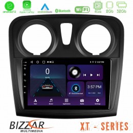Bizzar xt Series Dacia Sandero 2014-2020 4core Android12 2+32gb Navigation Multimedia Tablet 9 u-xt-Dc0621