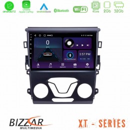 Bizzar xt Series Ford Mondeo 2014-2017 4core Android12 2+32gb Navigation Multimedia Tablet 9 u-xt-Fd0106