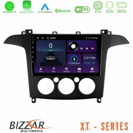 Bizzar xt Series Ford s-max 2006-2008 (Manual A/c) 4core Android12 2+32gb Navigation Multimedia Tablet 9 u-xt-Fd408