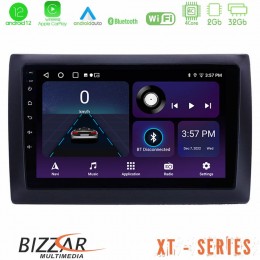 Bizzar xt Series Fiat Stilo 4core Android12 2+32gb Navigation Multimedia Tablet 9 u-xt-Ft037n